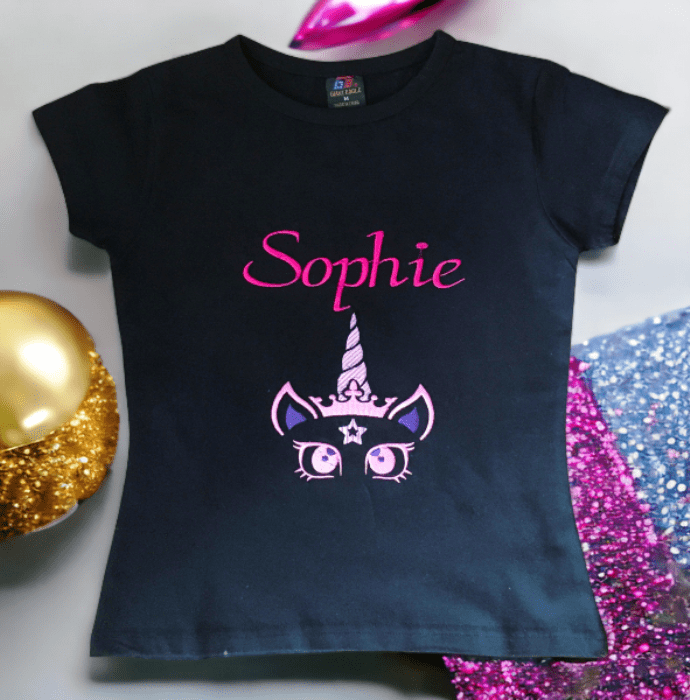Untitled-design-kkk-PhotoRoom-1.png Personalised Embroidered Children's Unicorn T Shirt - Image 1