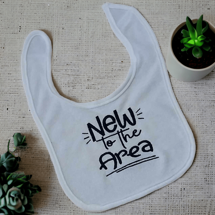 396594335_312056051576633_344010490449162953_n-PhotoRoom Personalised Cute Sentiments Baby Bib, Embroidered Baby Bib, Baby Shower Gift, Any Name - Image 1